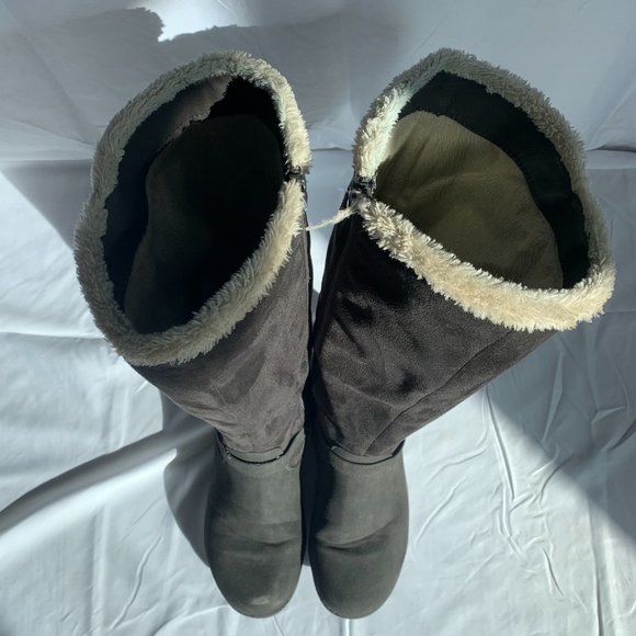 Globalwin Faux Fur Lined Knee High Winter Boots - Picture 13 of 16